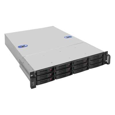 Серверный корпус ExeGate Pro 2U660-HS12 (RM 19", высота 2U, глубина 660, БП 2U-1080ADS, 12xHotSwap)