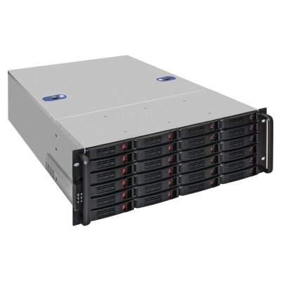 Серверный корпус ExeGate EX293583RUS Pro 4U660-HS24 (RM 19", высота 4U, глубина 660, БП 1200ADS, 24xHotSwap, USB)
