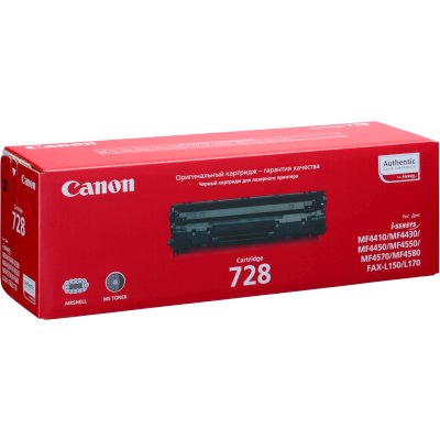 Картридж лазерный Canon 728 черный (2100 стр.) для Canon MF4410/4430/4450/4550/4570/4580