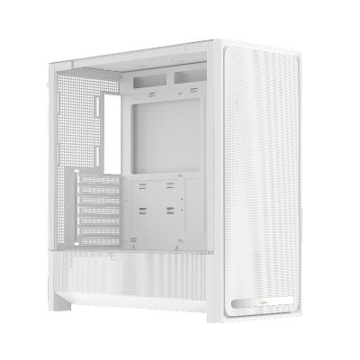 Корпус ПК без блока питания Case Ocypus Delta C70 WH, Midi-Tower, TG, no fans, 2xUSB-A 3.0 + 1xUSB-C 3.1, E-ATX, ATX, mATX, mITX White