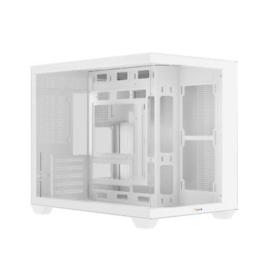 Корпус ПК без блока питания Case Ocypus Gamma C54 WH, Midi-Tower, TG, no fans, 1xUSB-C + 2xUSB 3.0, mATX, mITX White