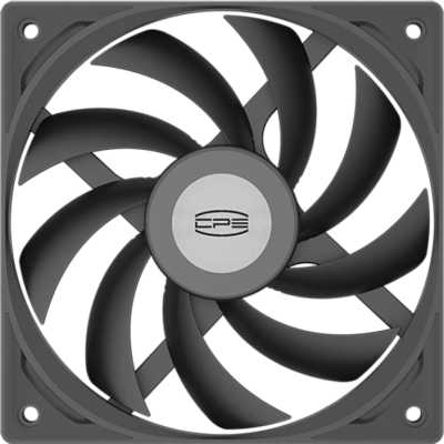 Кулер для корпуса Case Cooler PCCooler F5 R12015 BK (120x120x15mm, 4-pin PWM, 68CFM, 35dBA, 2200RPM, Black)