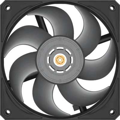 Кулер для корпуса Case Cooler PCCooler F9 R120 BK (120x120x30mm, 4-pin PWM, 114CFM, 42.7dBA, 3000RPM, Black)