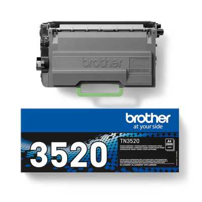 Картридж лазерный Brother TN3520 черный (20000стр.) для Brother HLL6400/MFC6900