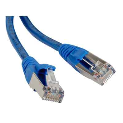 Патч-корд Lanmaster LAN-PC45/S6-2.0-BL FTP RJ-45 вил.-вилка RJ-45 кат.6 2м синий LSZH