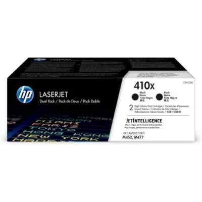 Картридж лазерный HP 410X CF410XD черный x2упак. (13000стр.) для HP LJ Pro M452/M477