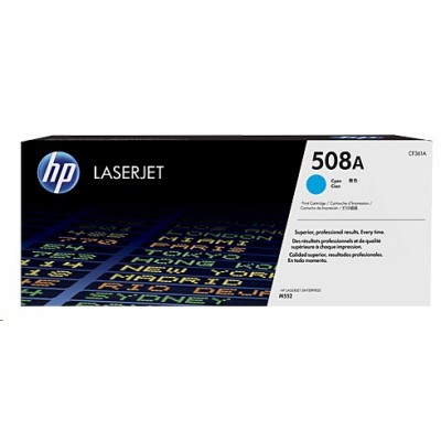 Картридж лазерный HP 508A CF361A голубой (5000стр.) для HP CLJ M552/M553