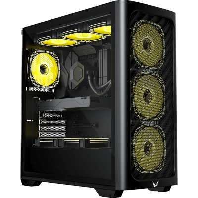 Корпус Formula Air Power G3 Plus Black, Mini-Tower, чёрный, 3 x 120 мм