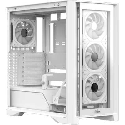 Компьютерный корпус AeroCool/Formula V Line Air Power G8 White, ATX, Dual Front Panels, TYPE-C*1, USB3.0*1