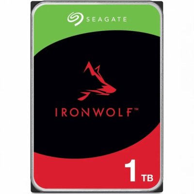 Жесткий диск HDD Seagate SATA IRONWOLF 1TB 5400rpm 256Mb (replacement ST1000VN002, ST1000DM014, WD10EFRX, WD10EZEX)