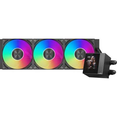 Система жидкостного охлаждения для процессора PCCooler DC360 Pro ARGB Display BK черный (DC360Pro-BKAWXY-GL)