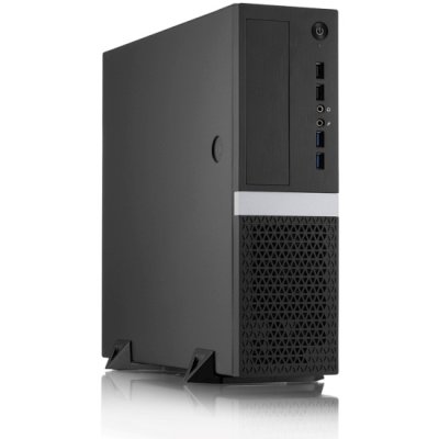 Компьютерный корпус Foxline FL-211-TFX300S с блоком питания 300Вт, mATX case, black, w/PSU TFX 300W, w/2xUSB2.0+2xUSB3.0, w/pwr cord, w/8cm FAN