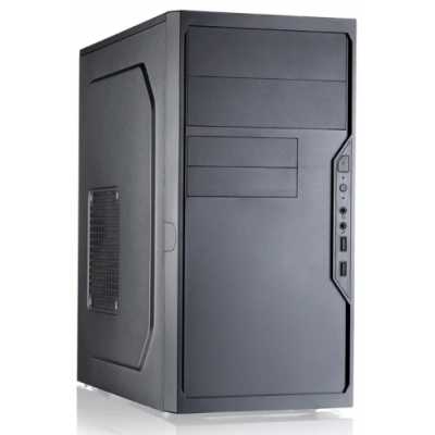 Компьютерный корпус с блоком питания 450Вт. Case Foxline FL-733, mATX, 2x5.25EXT, 2x3.5EXT, 5x3.5INT, 2xUSB 2.0, HDA, w/o FAN, w/450W ATX PSU, w/1.2m EU pwr cord