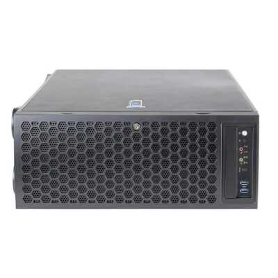Серверный корпус FL-T4UHS835E, 4U/Tower, max MB dimensions 15.2"x13.2", 8x2,5"/3,5 hotswap HDD bays, support 1xSlimODD (optional), SATA/SAS/NVME Tri-mode Backplane, 3x12038 int. fan, 2x8038 rear fan,11xFH PCIe expansion slots, 2xUSB 3.0, CRPS 1+1 2000W + 
