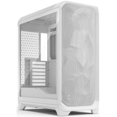 Компьютерный корпус без блока питания Case Fractal Design Meshify 3 TG Clear Tint, Midi-Tower, 3x140мм, 2xUSB-A 3.2 + 1xUSB 3.2 Type-C E-ATX, ATX, mATX, mITX, белый