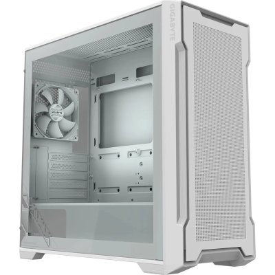 Компьютерный корпус Gigabyte C102W Gb-C102GI белый без БП M-ATX 5x120мм 4x140мм 2xUSB 3.0 audio bott PSU