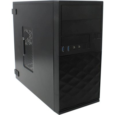 Компьютерный корпус Mini Tower InWin EFS052 Black 600W PM-600ATX U3*2 +A(HD)+ front fan holder+ Screwless mATX