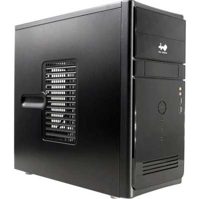 Компьютерный корпус Mini Tower InWin ENR021, 600W PM-600ATX U3.0*2+A(HD) mATX, черный