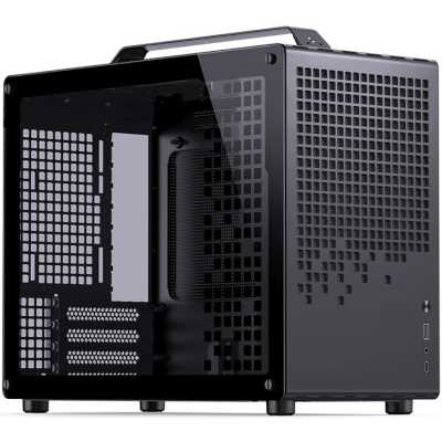 Компьютерный корпус без блока питания JONSBO Jonsplus Z20 Black MATX без БП, боковая панель из закаленного стекла, mini-ITX, micro-ATX, черный