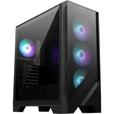 Корпус MSI 306-7G23R41-HH9 MAG FORGE 321R AIRFLOW, Midi-Tower, TG, 4x120mm ARGB, 2xUSB 3.2, 1xUSB 3.2 Type-C, ATX, mATX, mITX Black