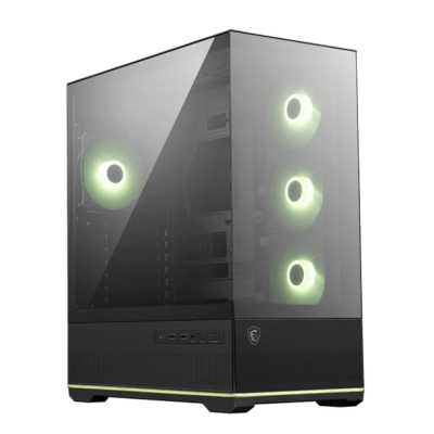 Компьютерный корпус MSI MAG Pano 110R PZ черный без БП ATX 6x120мм 7x140мм 2xUSB 3.0 1xUSB3.1 audio AirDuct bott PSU