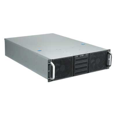 Серверный корпус Server case YCC YRM-36514A0, 3U, E-ATX, w o PSU, int. 10x3,5" + 4x3,5" 2,5" HDD bays, 2x120mm front fans, 3x120mm middle fans, 2x60mm rear fans, 2xUSB 2.0, 5xFH PCIe vertical slots, 1xFHFL PCIe horizontal slot, depth 650mm, support ATX PS