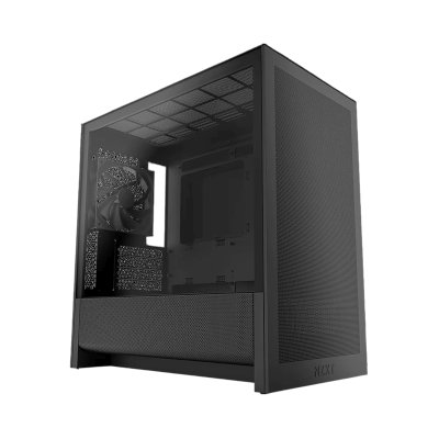 Корпус NZXT CC-H31FB-01 H3 Flow (2025) Midi-Tower, TG, 1x120mm, 1xUSB-A 3.2 + 1xUSB-C 3.2, mATX, mITX Black
