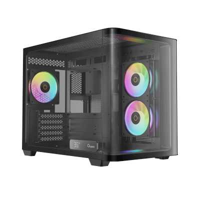 Компьютерный корпус Ocypus Iota C50 BK Curve ARGB Digital mATX без БП (Iota-C50-BKD300CD-GL)