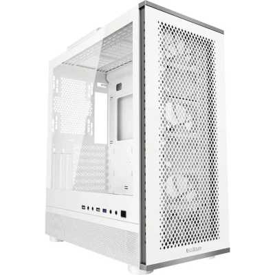 Компьютерный корпус PCCooler ME200 MESH WH, Mesh Full Tower, белый, TG, SPCC, 3x120мм ARGb E-ATX, ATX, mATX, mITX 180/380/220мм 4x2.5", 2x3.5", 7+3xPCI 1xUSB-A 3.0, 2xUSB-A 2.0 432x225x495мм