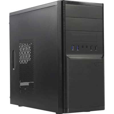 MiniTower Powerman ES701 Black PM-600ATX-F U2*2+U3*2+A(HD) mATX