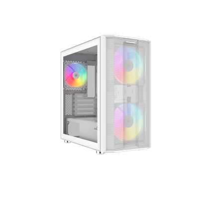 Корпус SAMA S30, Mini-Tower, белый, 2 x 140 мм, 1 x 120 мм