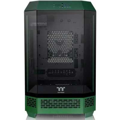 Компьютерный корпус Thermaltake The Tower 300 Racing Green зеленый без БП miniITX 8x120мм 6x140мм 2xUSB 3.0 audio bott PSU