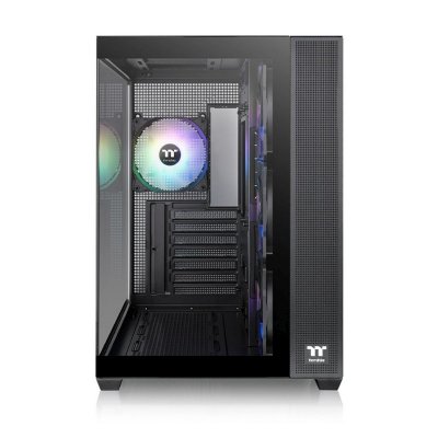 Компьютерный корпус Thermaltake View 380 TG ARGb черный без БП ATX 6x120мм 2x140мм 1x200мм 2xUSB3.0 audio bott PSU