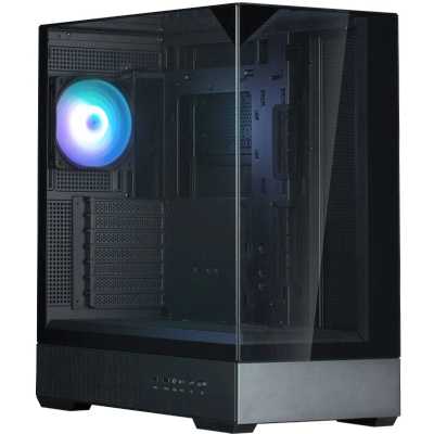 Компьютерный корпус ZALMAN P40 Prism, ATX, черный, WINDOW, 2x3.5", 3x2.5", 1xUSB TYPE-C, 2xUSB 3.0, REAR 1x120мм ARGb