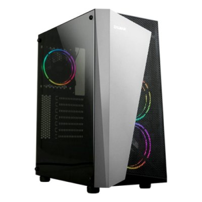 Компьютерный корпус ZALMAN S4 Plus, ATX, черный, WINDOW, 1x5.25", 4x3.5", 1x2.5", 2xUSB 2.0, 1xUSB 3.0, FRONT 2x120мм, REAR 1x120мм