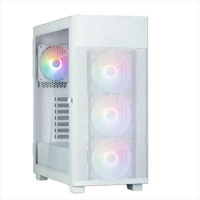 Компьютерный корпус ZALMAN S5 NEO, ATX, белый, WINDOW, 2xCOMBO (3.5" or 2.5"), 4x2.5", 1xUSB 2.0, 1xUSB3.1, FRONT 3x120мм FRGb, REAR 1x120мм FRGb