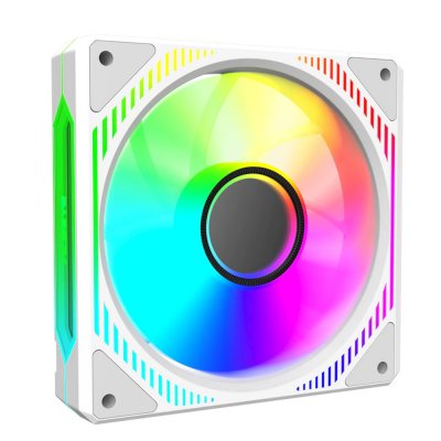 Вентилятор для корпуса Alseye Mirror-W-P белый, 120 мм, 2000 об/мин, 35.2 дБ, 4 pin