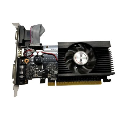 Видеокарта AFOX GeForce GT 730, 2 GB DDR3, 64 bit, DVI, HDMI, VGA, GPU 900 MHz