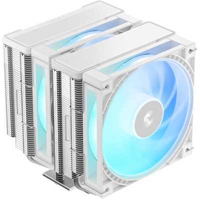 Кулер для процессора DEEPCOOL AG620 G2 LGA1954/1851/1700/AM5/AM4 (9шт/кор, TDP 270W, PWM, DUAL Black Fan 120mm, 6 тепл. трубок, черный) RET