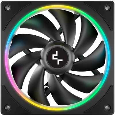 Вентилятор для корпуса Deepcool FL12 SE ARGB 120х120x25 черный 4-pin 28.67дБ (упак.:1шт) (R-FL12SE-BKAPN1-G) Ret