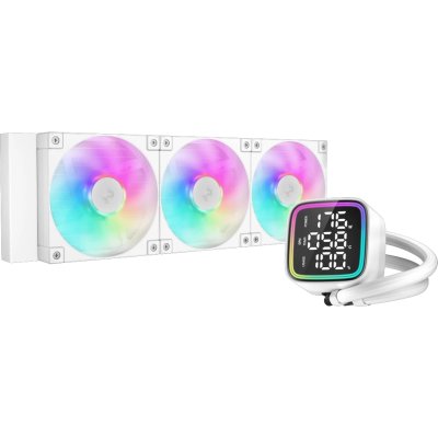 Система водяного охлаждения Deepcool LD360 ARGB Soc-AM5/AM4/1200/1700/1851 белый 4-pin 38.71dB Al LC