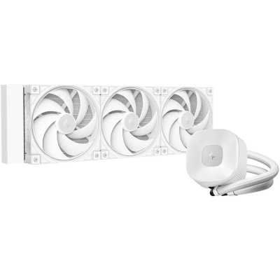 Система водяного охлаждения Deepcool LE360 V2 Pure Soc-AM5/AM4/1200/1700/1851 белый 4-pin 19-31.6dB Al 250W 1554gr Ret (R-LE360PURE-WHLNMD-G-1)
