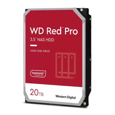 Жесткий диск 20Tb 7200 RPM, SATA 6 Gb/s, CMR, 512 MB Cache, 3.5"; Red pro