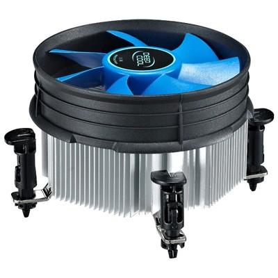 Кулер для процессора DEEPCOOL THETA 21 PWM черный/синий, 92 мм, алюминий, 2400 об/мин, 33.4 дБ, 4 pin, 95 Вт, 60.5 мм