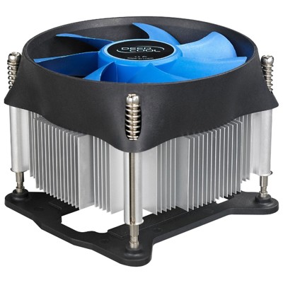 Кулер для процессора DEEPCOOL THETA 31 PWM черный/синий, 92 мм, алюминий/медь, 2400 об/мин, 32.5 дБ, 4 pin, 95 Вт, 60 мм