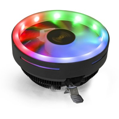 Кулер для процессора ExeGate Dark Magic EE400XL-PWM.RGb черный, 120 мм, алюминий, 2000 об/мин, 24 дБ, 4 pin, 125 Вт, 67 мм