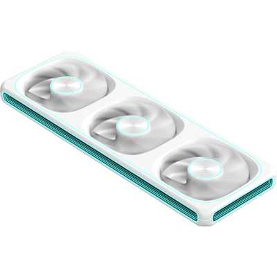 Вентилятор для корпуса Formula Air Fusion 3 Wh ARGb 360х120x28 белый 4-pin 34.95дБ Ret