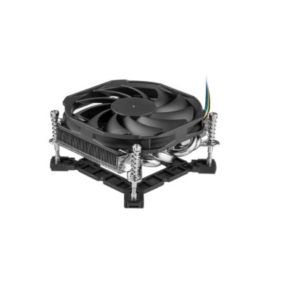 Кулер для процессора Foxline DB32i (125W, 4-pin PWM, 32mm, Al/Cu, 4x6mm, 1x90mm, 41.46CFM, 33dBA, 3400RPM, S: 1851/1700/1200/115X, Black)
