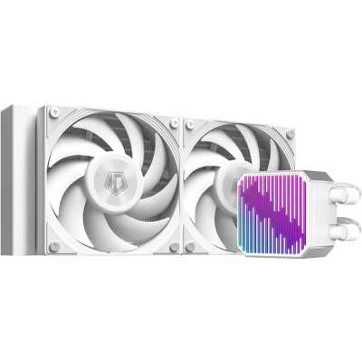Система жидкостного охлаждения ID-Cooling DX240 Max белый 120мм алюминий+медь 2150rpm 32.5db 4-pin 300W