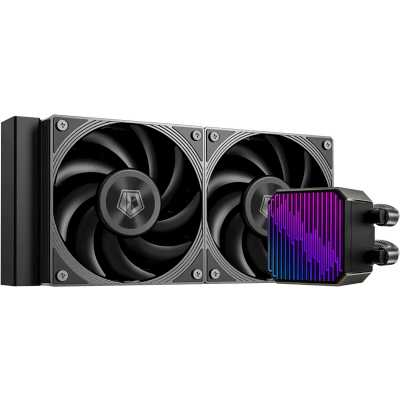 Система жидкостного охлаждения ID-Cooling DX240 MAX ARGb черный 120мм алюминий+медь 2150rpm 32.5db 4-pin 300W